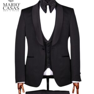 3 PCS DOTS DESIGN BLACK TUXEDO