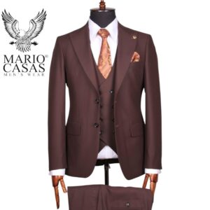 MC PLAIN DARK BROWN 25 SUIT