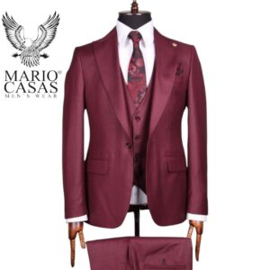 MC FILAFIL MAROON SUIT