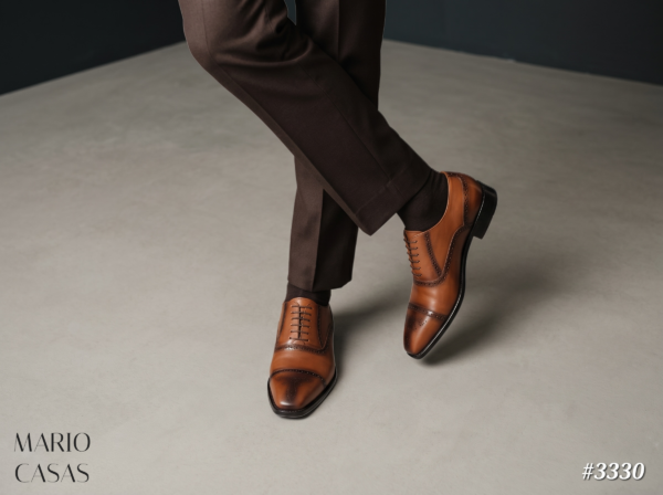 Brown Leather Formal Shoes
