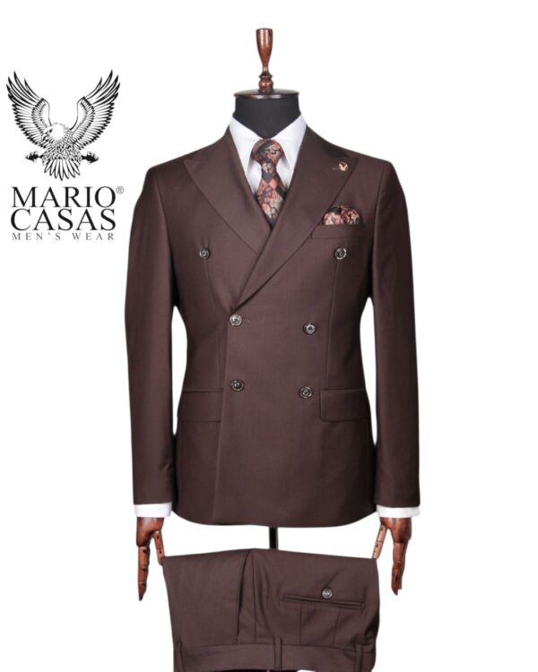 Plain Double Breasted Suit Collection