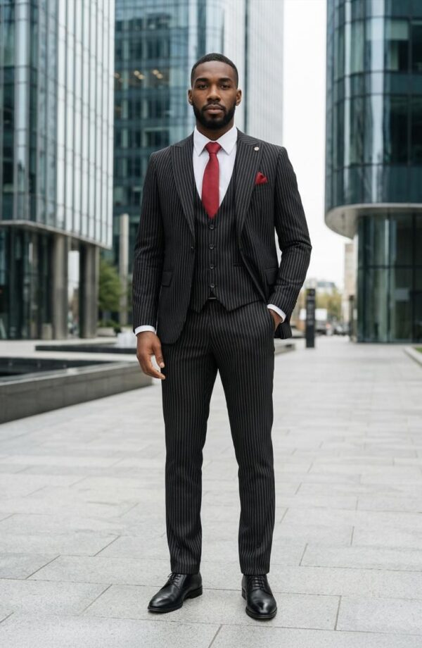 3 Piece Pin Stripes Suit Collection